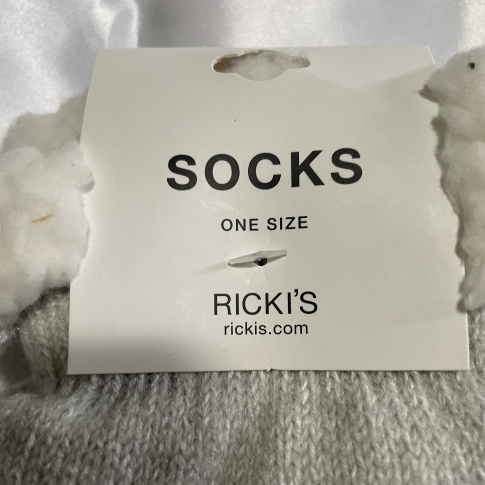 NWT: RICKIS: Knit Slipper Sock - Picture 5 of 6